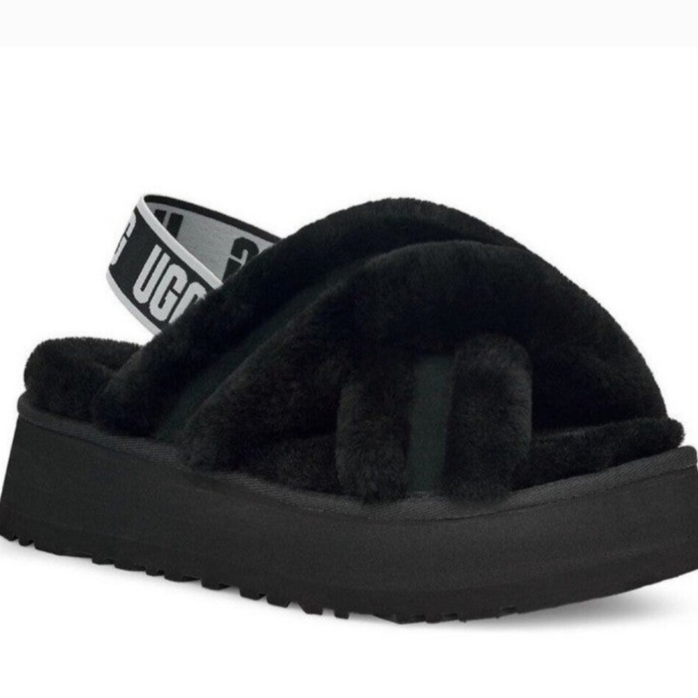 UGG Disco Cross Slide Slipper Size 11